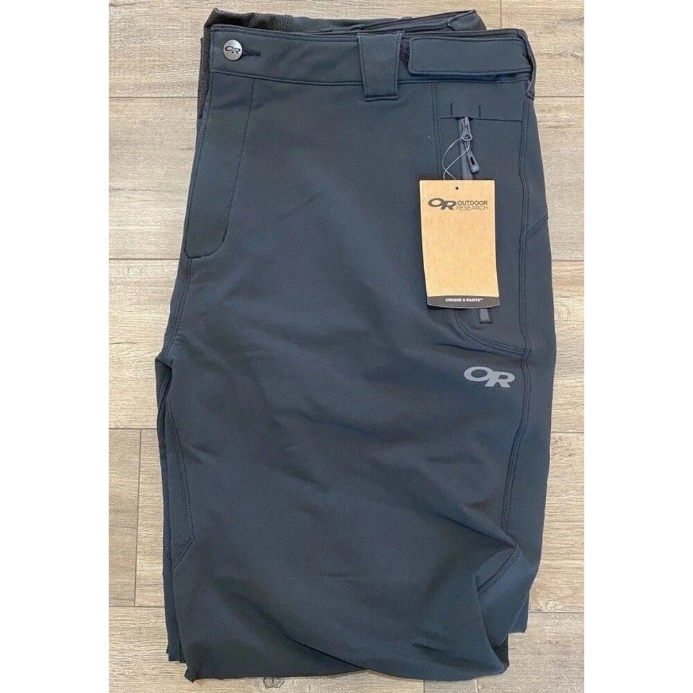 Outdoor Research Cirque II Mens XXL Charcoal Gray SoftShell Hiking Snow Pants